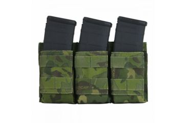 Image of Tactical Assault Gear MOLLE Triple Ready Magazine Pouch, Mc Tropic 835945