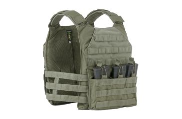 Image of Vanguard Plate Carrier Set w/ Skeletal Cummerbund, Ranger Green, XL