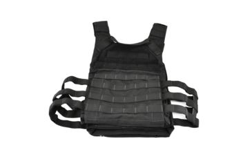 Image of Tactical Assault Gear Vanguard Plate Carrier Set w/ Skeletal Cummerbund, Black, Medium 831327