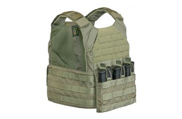 Image of Vanguard Plate Carrier Set w/ Standard Cummerbund, Ranger Green, XL