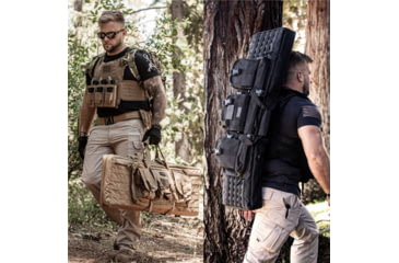 Image of Tacticon Armament BattleBag Double Rifle Bag, 42 in, Black, BB42BK