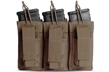 Image of Tacticon Armament Triple Rifle Kangaroo Mag Pouch, Coyote Brown, CBK3/K3-BP-CB