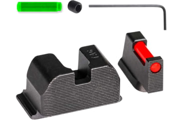 Image of Tag Precision CZ P10TSH OR Pistol Sights Fiber Optic, P10, Black, 092BE092PN