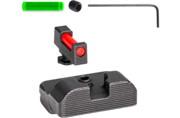 Image of Tag Precision Glock Slim TSH TAC Pistol Sights Fiber Optic, 42, 43, 43X, 48 Excludes M.O.S. Models, Black, 001BE005PN
