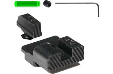 Image of Tag Precision Glock Slim TSP TAC Pistol Sights, 42, 43, 43X, 48 Excludes M.O.S. Models, Black, 001PN005PN