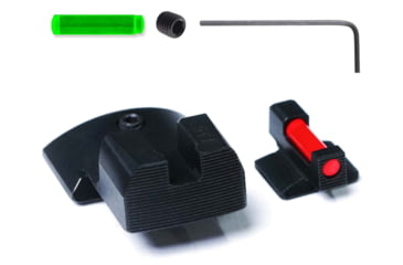 Image of Tag Precision Novak TSH TAC GOVT .45 ACP Pistol Sights Fiber Optic, 1911 Models .260 in Front .450 in Rear, Black, 061BE061PN