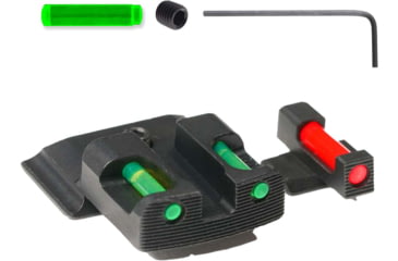 Image of Tag Precision SW MP TSF TAC Pistol Sights Fiber Optic, M&amp;P, M2.0, Full Size &amp; Compact, Black, 027BE027BG