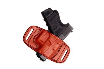 Image of Tagua Gunleather Anniversary Multifit - Quick Draw Belt Holster, Glock 19-23-32, Right Hand, Black, ANNI-MULTI-BH3-310