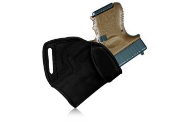 Image of Tagua Gunleather Middle Back Holster, Black, Right Hand, MBH-005