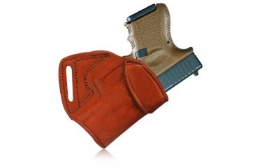 Image of Tagua Gunleather Middle Back Holster, Brown, Right Hand, MBH-007