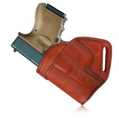 Image of Tagua Gunleather Middle Back Holster, Brown, Right Hand, MBH-007