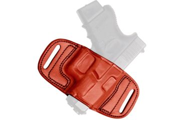 Image of Tagua Gunleather Quick Draw Belt Holster, Brown, Right Hand, BH2-012