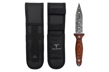 Image of Takumitak Protector Fixed Blade Knife, 4.5in, 3cr13 Blade, Spear Point Blade,nFiberglass Reinforced Nylon, Wood, TKF403WD-CS