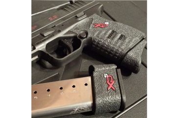 Image of Talon Grips Handgun Grip, Springfield Armory XD-S 3.3in .45 ACP/XD-S 3.3in 9mm/XD-S 3.3in .40 S&amp;W, Small Backstrap, Rubber, Black, 207R