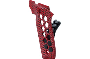 Image of TANDEMKROSS Hivebrid G10 Panel Grips For Smith &amp; Wesson SW22 Victory, Red with Black, TK23N0400RED1
