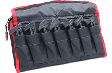 Image of TANDEMKROSS Tandemkross Tandemkase Pistol Bag By Rim/Edge, Red, TK00N0353BGR1