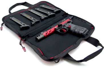 Image of TANDEMKROSS Tandemkross Tandemkase Pistol Bag By Rim/Edge, Red, TK00N0353BGR1