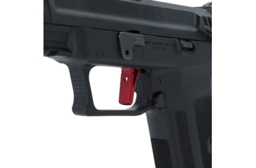 Image of TANDEMKROSS Victory Trigger, Ruger 57, Flat-Faced, Skeletonized, Red, TK34N0409RED1