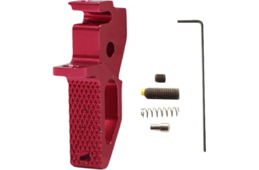 Image of TANDEMKROSS Victory Trigger, SW 22, Flat-Faced, Skeletonized, Red, TK23N0113RED1