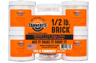 Image of Tannerite 1/2 Pound Brick, Single Brick of Four 1/2 Pound Targets, 12BR