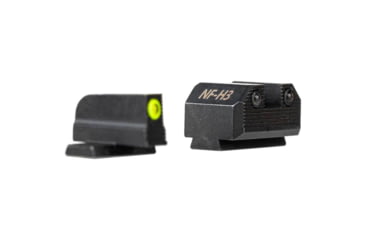 Image of Tapco OH OSP Tritium Pistol Night Sight, Springfield Armory Hellcat OSP, Springfield Armory XD-S Mod.2 OSP, Black Rear Sight, Tritium Green Front Sight, Black, TAP22042
