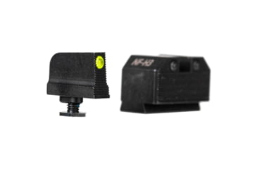 Image of Tapco OH Tritium Pistol Night Sight, Glock MOS, Tritium Green Front Sight, Black, TAP22039