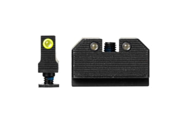 Image of Tapco OH Tritium Pistol Night Sight, Glock MOS, Tritium Green Front Sight, Black, TAP22039