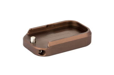 Image of Taran Tactical Innovations Base Pad, Fits Glock +0, 9/40 Double Stack, Coyote Bronze Finish