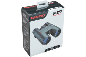 Image of Tasco Essentials 8x42mm Roof Prism Binoculars, Black, ES8X42