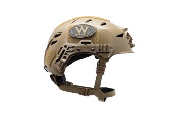 Image of Team Wendy EXFIL LTP Bump Helmet Rail 3.0, Coyote Brown, Medium/Large, 72-R3-31S
