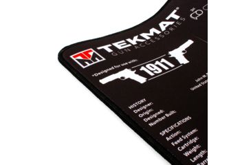 Image of Tekmat Armorers Bench Mat Ultra 15x20 1911 Black