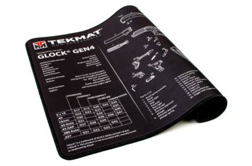 Image of Tekmat Armorers Bench Mat Ultra 15x20 Glock Gen 4 Blk