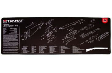 Image of TekMat Ultra 44 - Remington 870 Gun Cleaning Mat, Black, TEK-44-REM-870