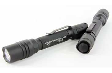 Image of Lightstar Pro 220 Lumen, 2xAA Aluminum Single Mode LED Flashlight, Black TLF-PRO-2-BLK