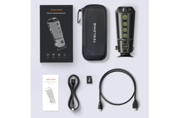 Image of Teslong TTS260 4x Night Vision Thermal Imaging Monocular, Black / Mettalic Grey, TTS260