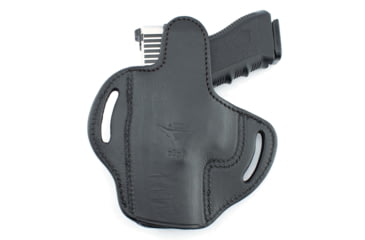 Image of Texas 1836 Cannon Two Tone - Open Top OWB Holster, Right Hand, Most Full Size 1911s, With No Attachment, Black, TX-BH3-200-TT
