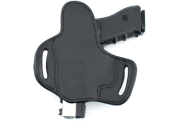 Image of Texas 1836 Fort - Quick Draw OWB Holster, Left Hand, Smith &amp; Wesson J-Frame / M&amp;P Bodyguard 38 Revolvers, Ruger LCR, Black, TX-EP-BH2-021