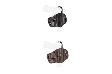 Image of Texas 1836 Fort - Quick Draw OWB Holster, Black, Brown