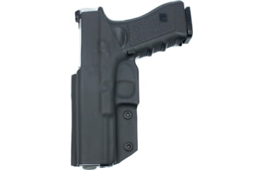 Image of Texas 1836 KYDEX Disruptor - Taco Style IWB Holster, Right Hand, Glock 19, With No Attachment, Black, DTR-310