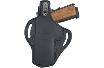 Image of Texas 1836 Standoff - Thumb Break OWB Holster, Right Hand, 1911 4in, Black, TX-BH1-210