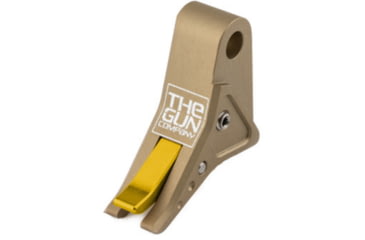 Image of The Gun Company Gen 1-5 SS Trigger, FDE Shoe/Gold Safety, FDE/Gold, TGC-SS-TRG-FDE-GOLD