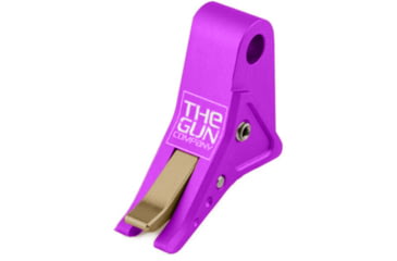 Image of The Gun Company Gen 1-5 SS Trigger, Purple Shoe/FDE Safety, Purple/FDE, TGC-SS-TRG-PRP-FDE