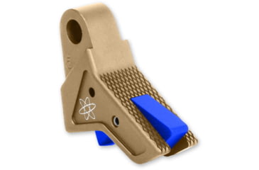 Image of The Gun Company Gen 1-5 TWP Trigger, FDE Shoe/Blue Safety, FDE/Blue, TGC-TWP-TRG-FDE-BLU