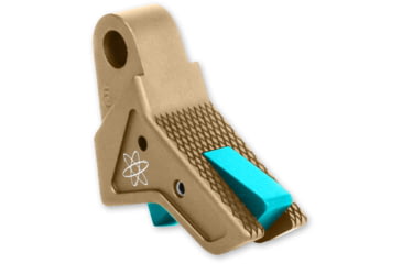Image of The Gun Company Gen 1-5 TWP Trigger, FDE Shoe/Teal Safety, FDE/Teal, TGC-TWP-TRG-FDE-TEAL