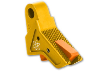 Image of The Gun Company Gen 1-5 TWP Trigger, Gold Shoe/Orange Safety, Gold/Orange, TGC-TWP-TRG-GOLD-OR