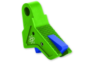 Image of The Gun Company Gen 1-5 TWP Trigger, Monster Green Shoe/Blue Safety, Monster Green/Blue, TGC-TWP-TRG-MGRN-BLU