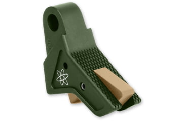 Image of The Gun Company Gen 1-5 TWP Trigger, OD Green Shoe/FDE Safety, OD Green/FDE, TGC-TWP-TRG-ODG-FDE
