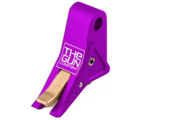 Image of The Gun Company Gen 1-5 TWP Trigger, Purple Shoe/Copper Safety, Purple/Copper, TGC-TWP-TRG-PRP-CPR