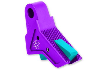 Image of The Gun Company Gen 1-5 TWP Trigger, Purple Shoe/Teal Safety, Purple/Teal, TGC-TWP-TRG-PRP-TEAL