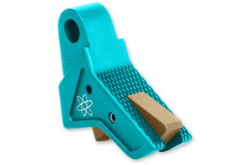 Image of The Gun Company Gen 1-5 TWP Trigger, Teal Shoe/FDE Safety, Teal/FDE, TGC-TWP-TRG-TEAL-FDE